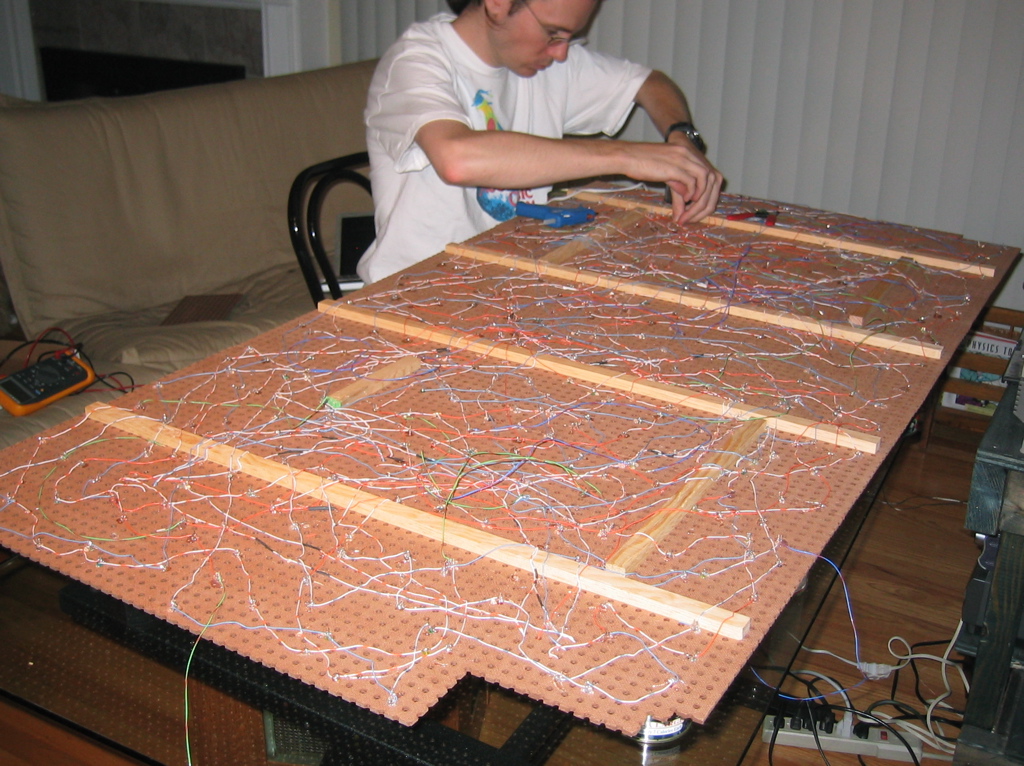 twist, solder, glue, repeat