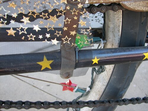 cable tie on chain stay