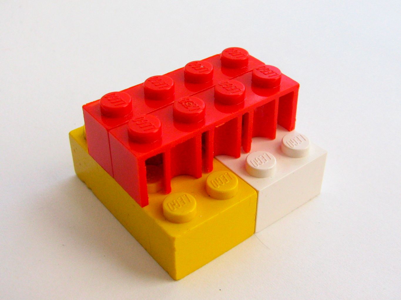 Inside-out Lego brick