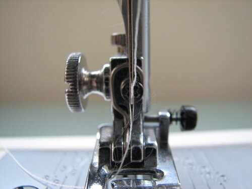 threaded needle