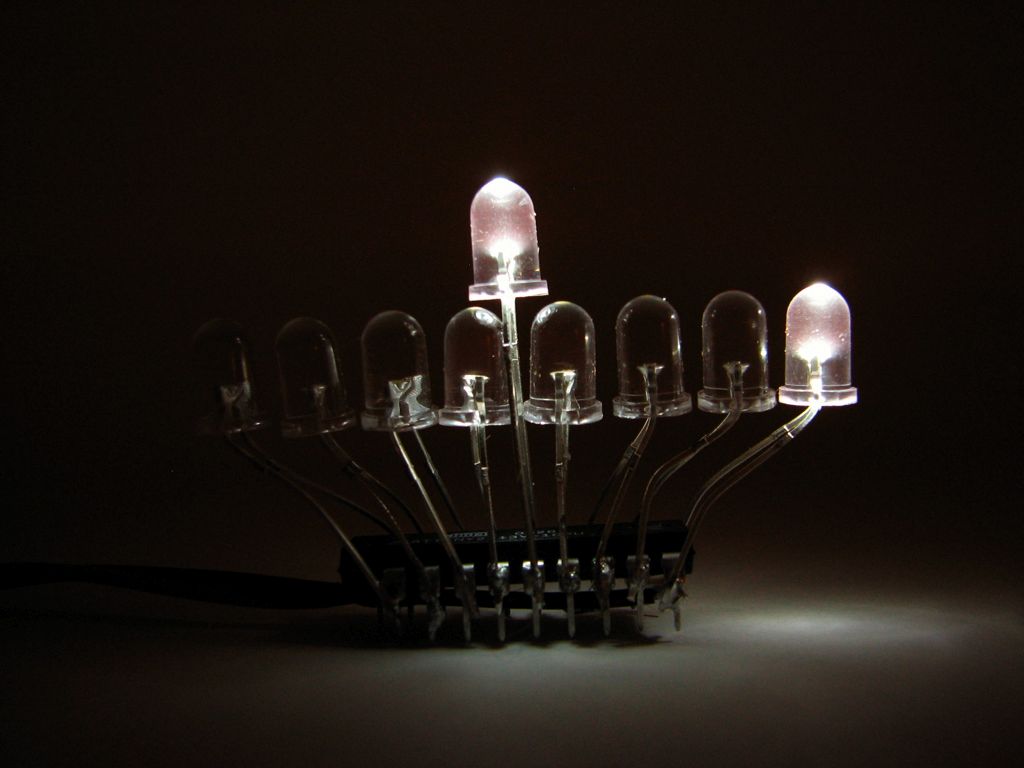 LED Menorah candles - 1