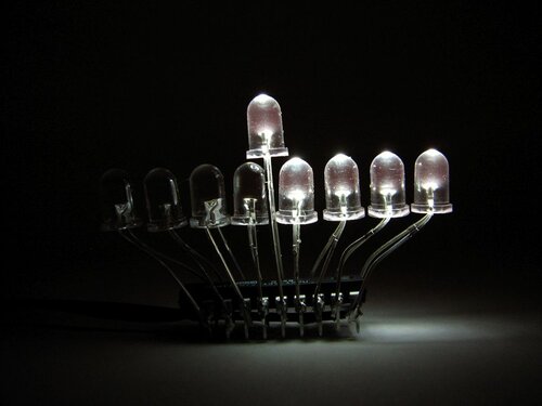 LED Menorah candles - 4