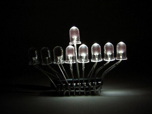 LED Menorah candles - 5