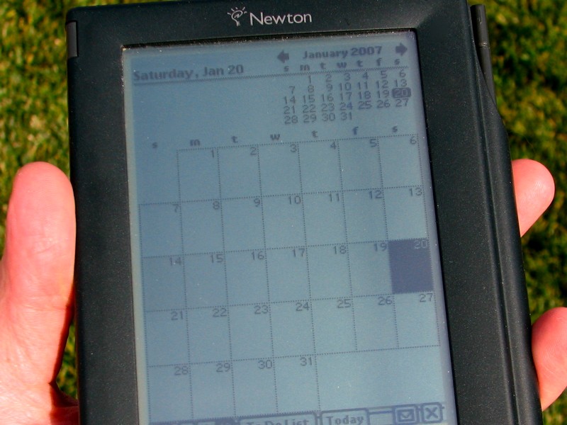 iCal running on the iPhone