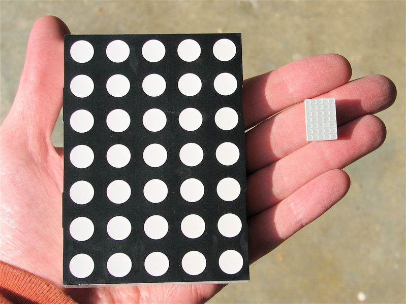 Big and little LED matrix displays