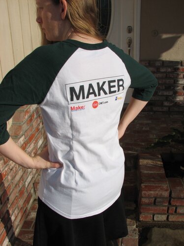 Finished t-shirt mod - back