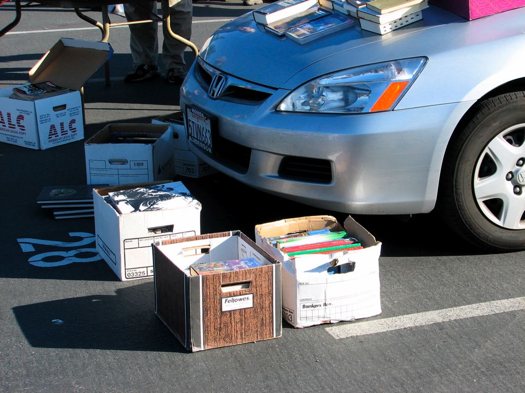Books on the hood