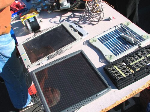 Solar panels and LEDs