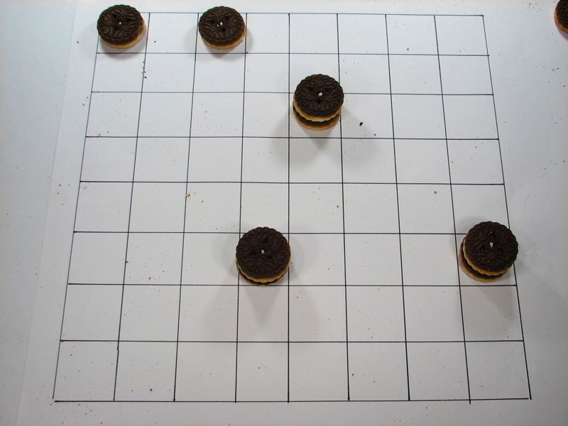 Cookie Checkers, black has won.