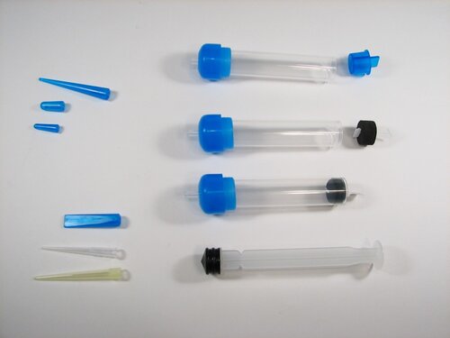 syringe system for painting/printing