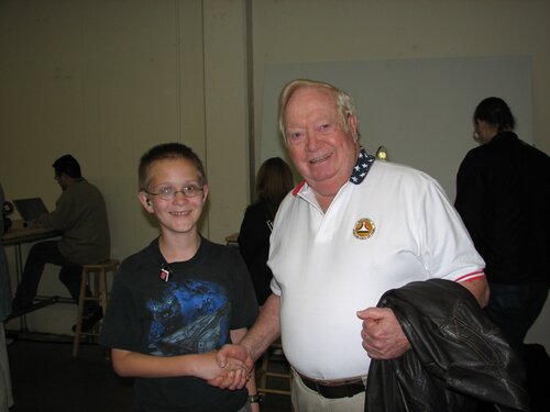 Col. Kittinger with my kiddo