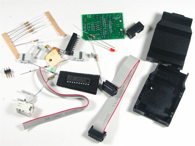 USBtinyISP Kit Contents