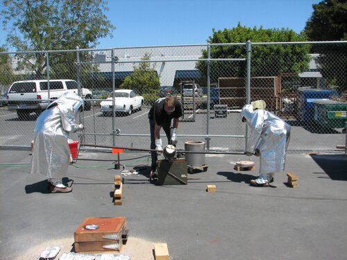 scraping out the dross