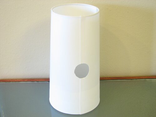 lampshade - with hole