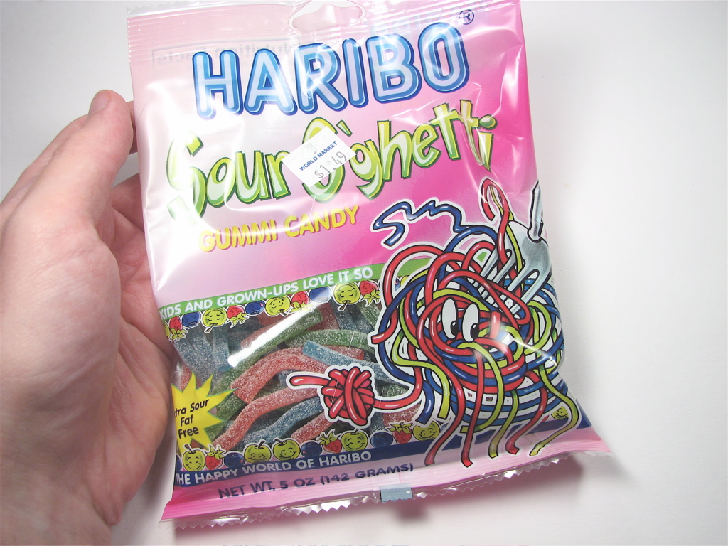 FSM: haribo sour s'ghetti