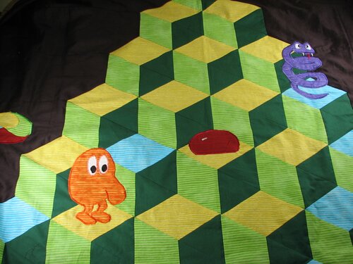 Q*bert close-up