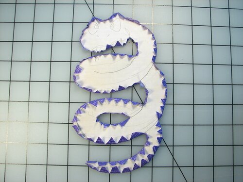 Freezer paper applique pattern