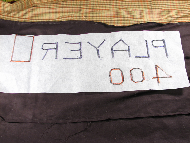 Embroidering the score