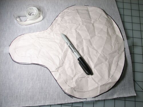 Marking up the fabric