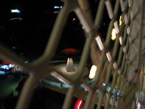 swing ride from ferris wheel