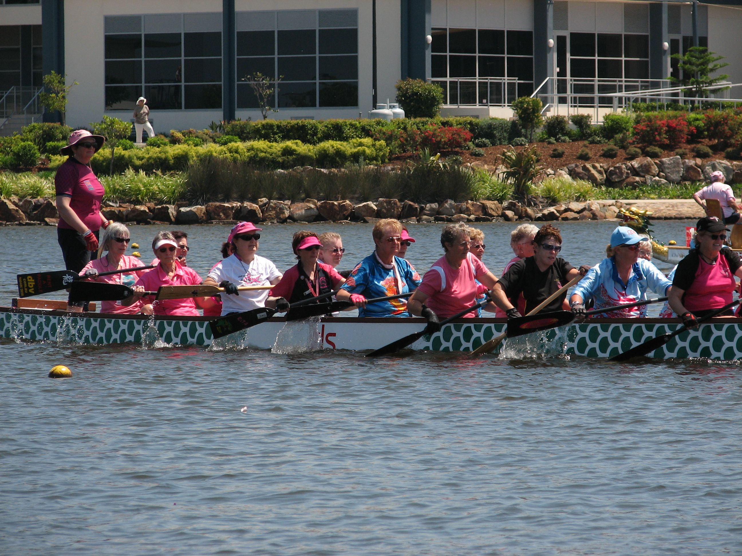 After the flowers on the water