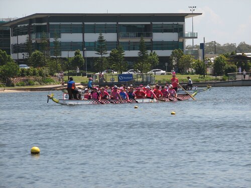 After the flowers on the water