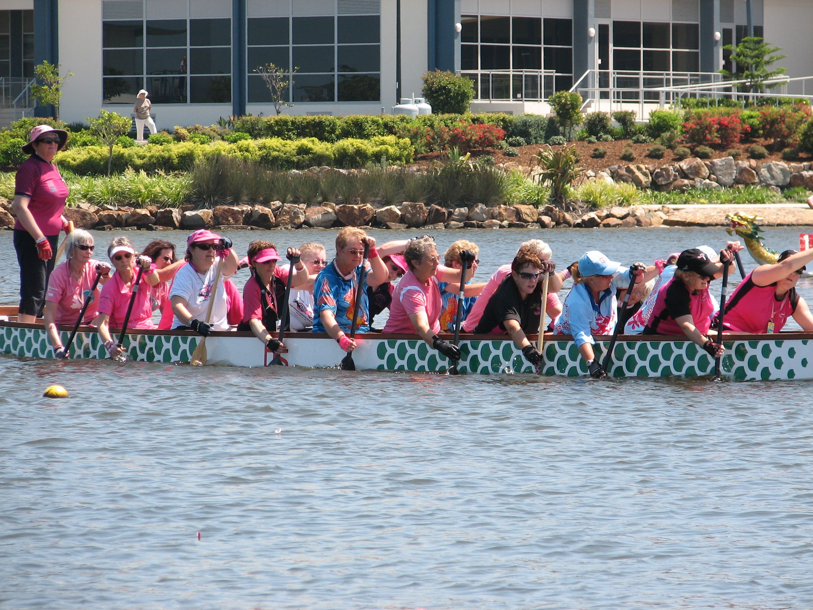 After the flowers on the water