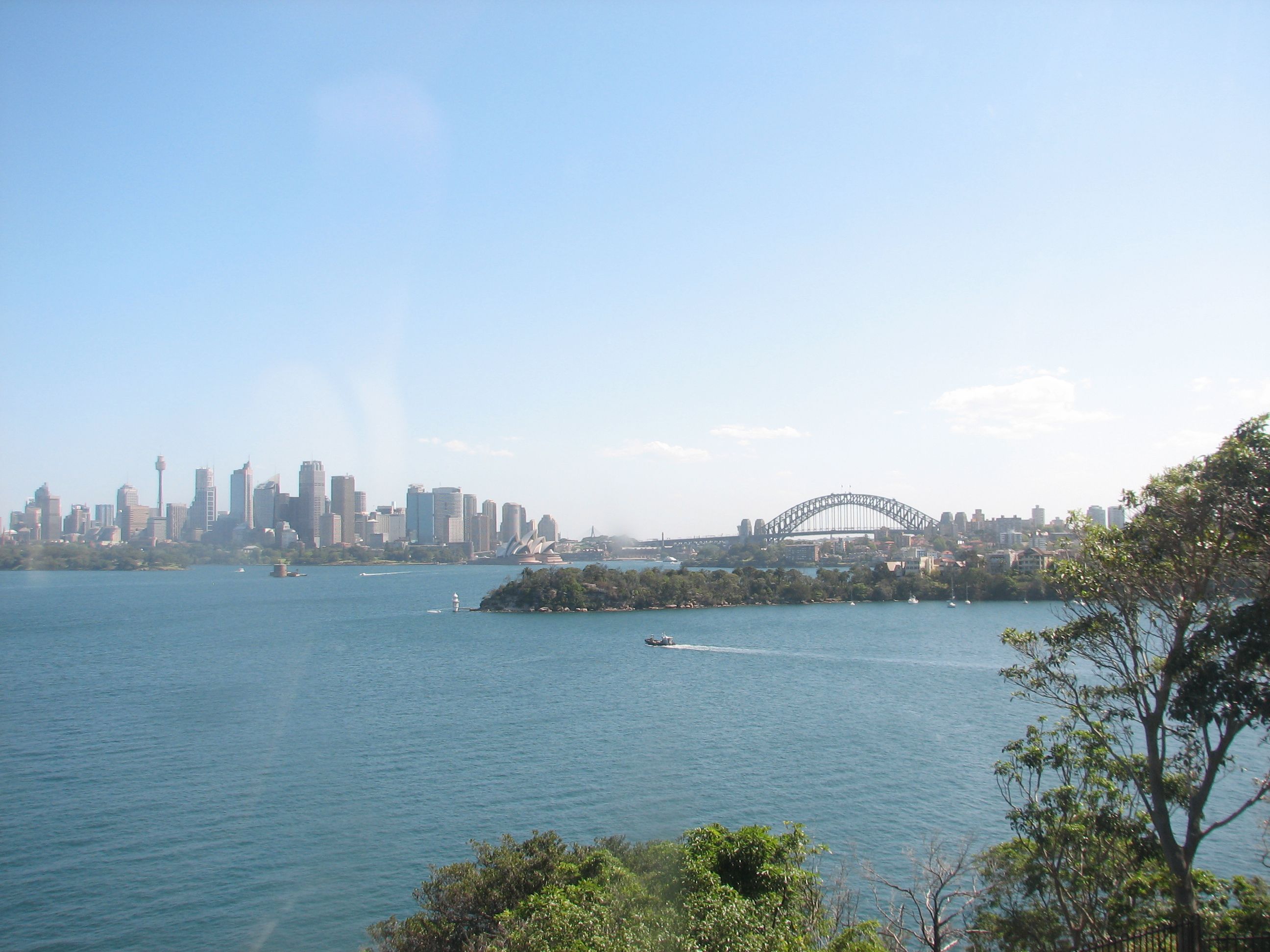 Sydney from the zoo cable car