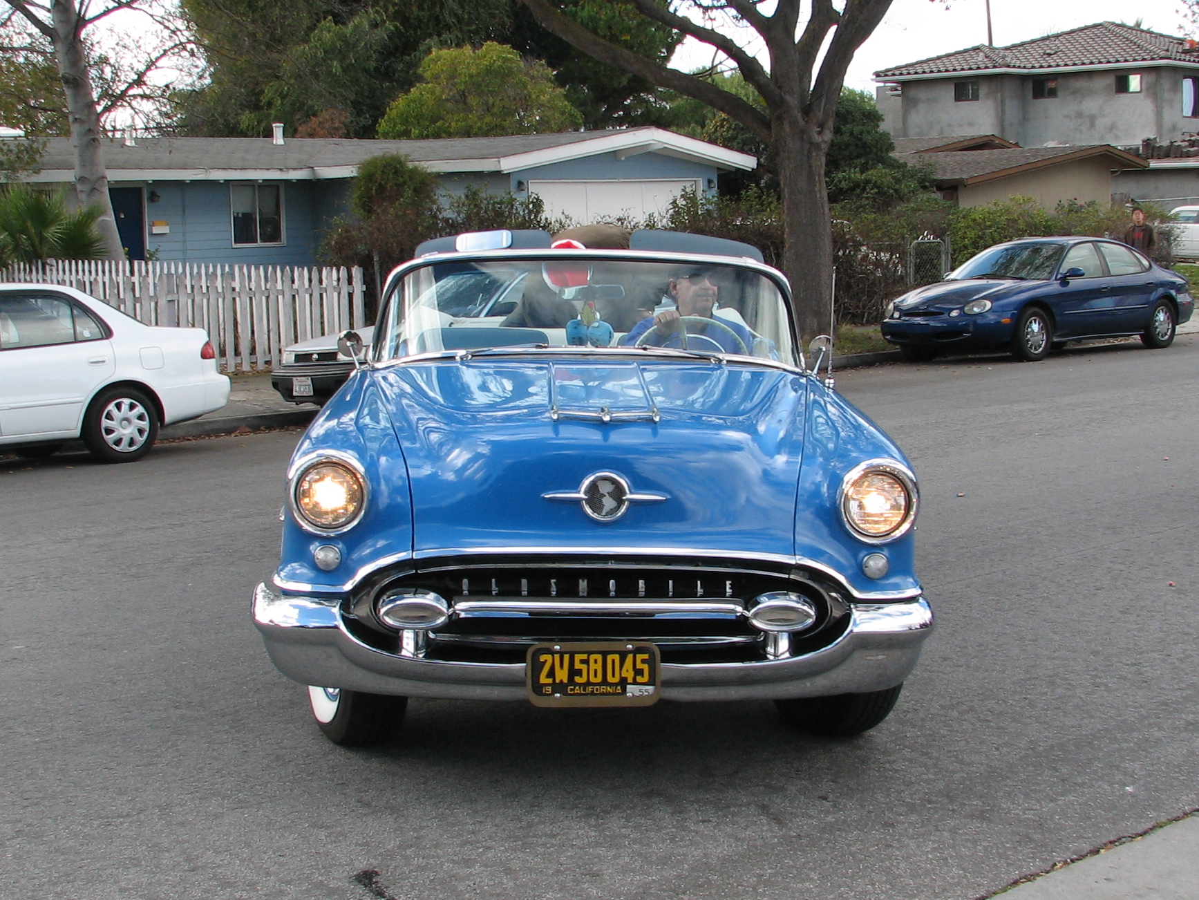 Cars at the holiday parade