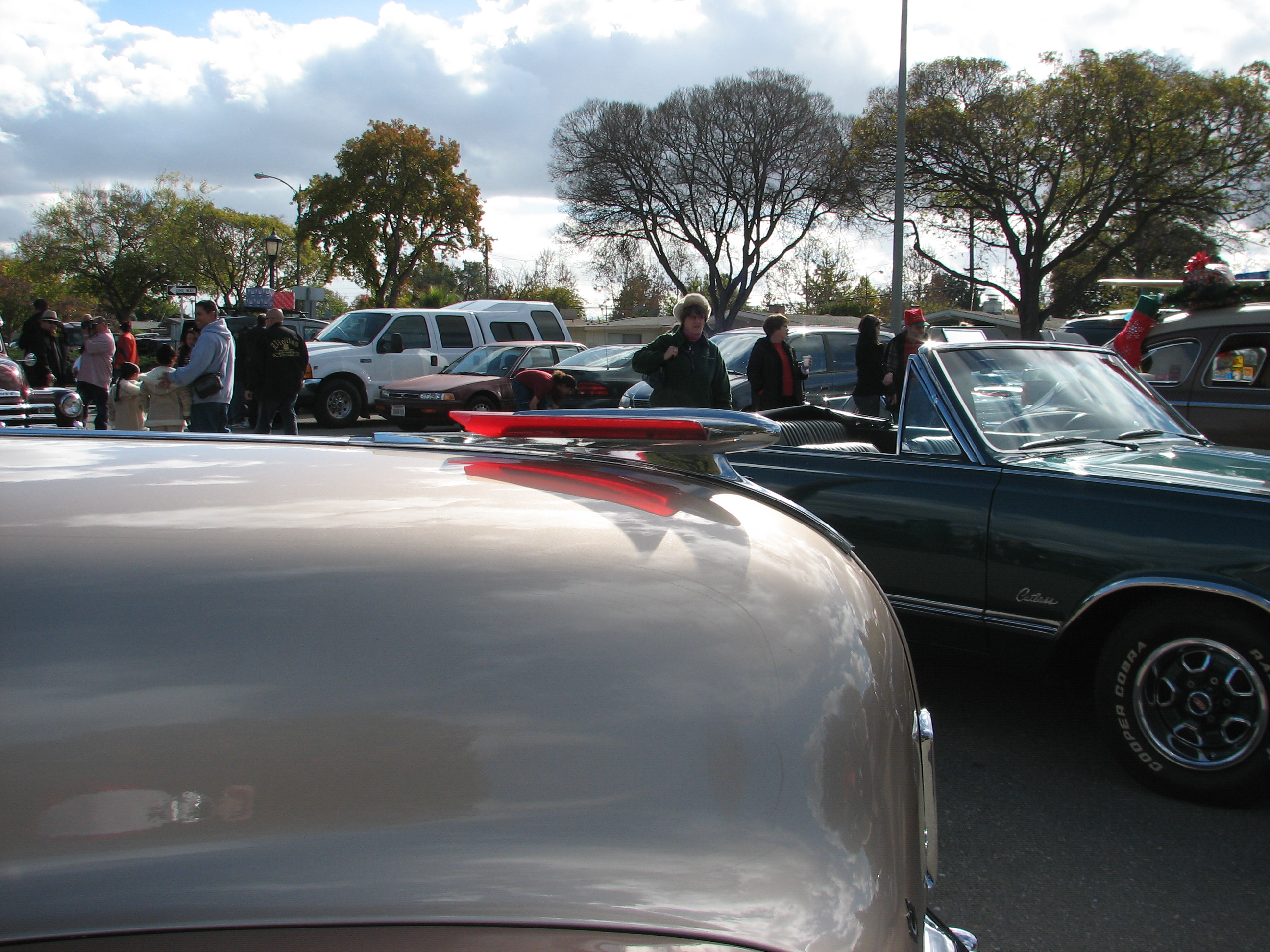 Cars at the holiday parade