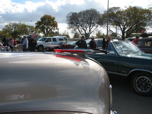 Cars at the holiday parade