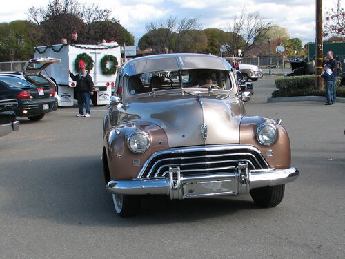Cars at the holiday parade