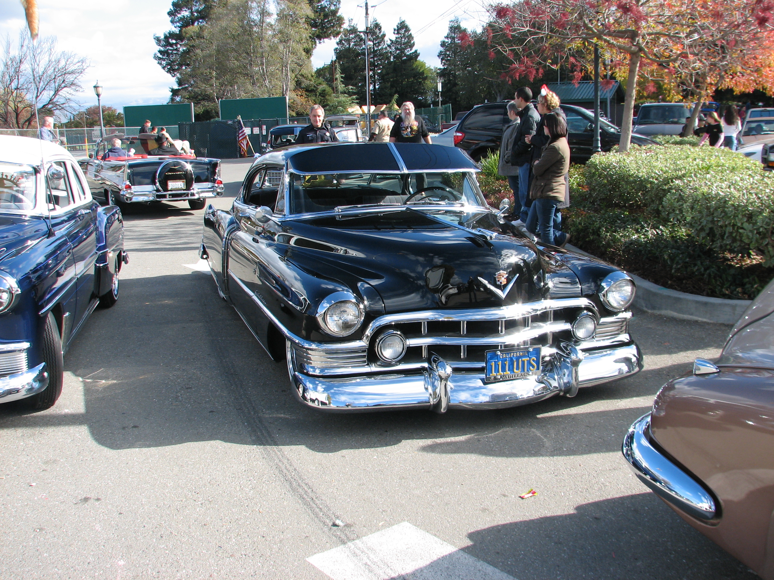 Cars at the holiday parade