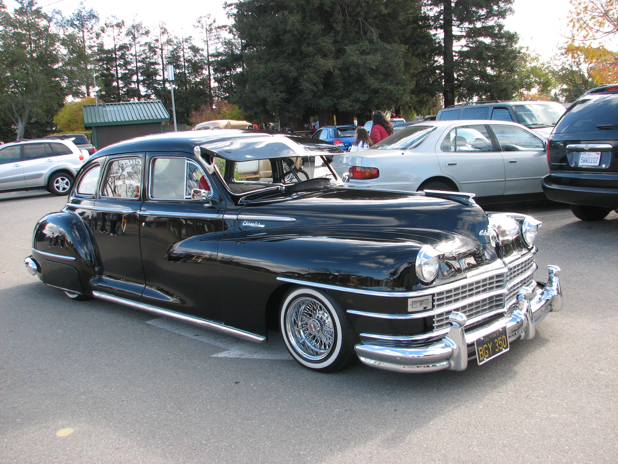 Cars at the holiday parade