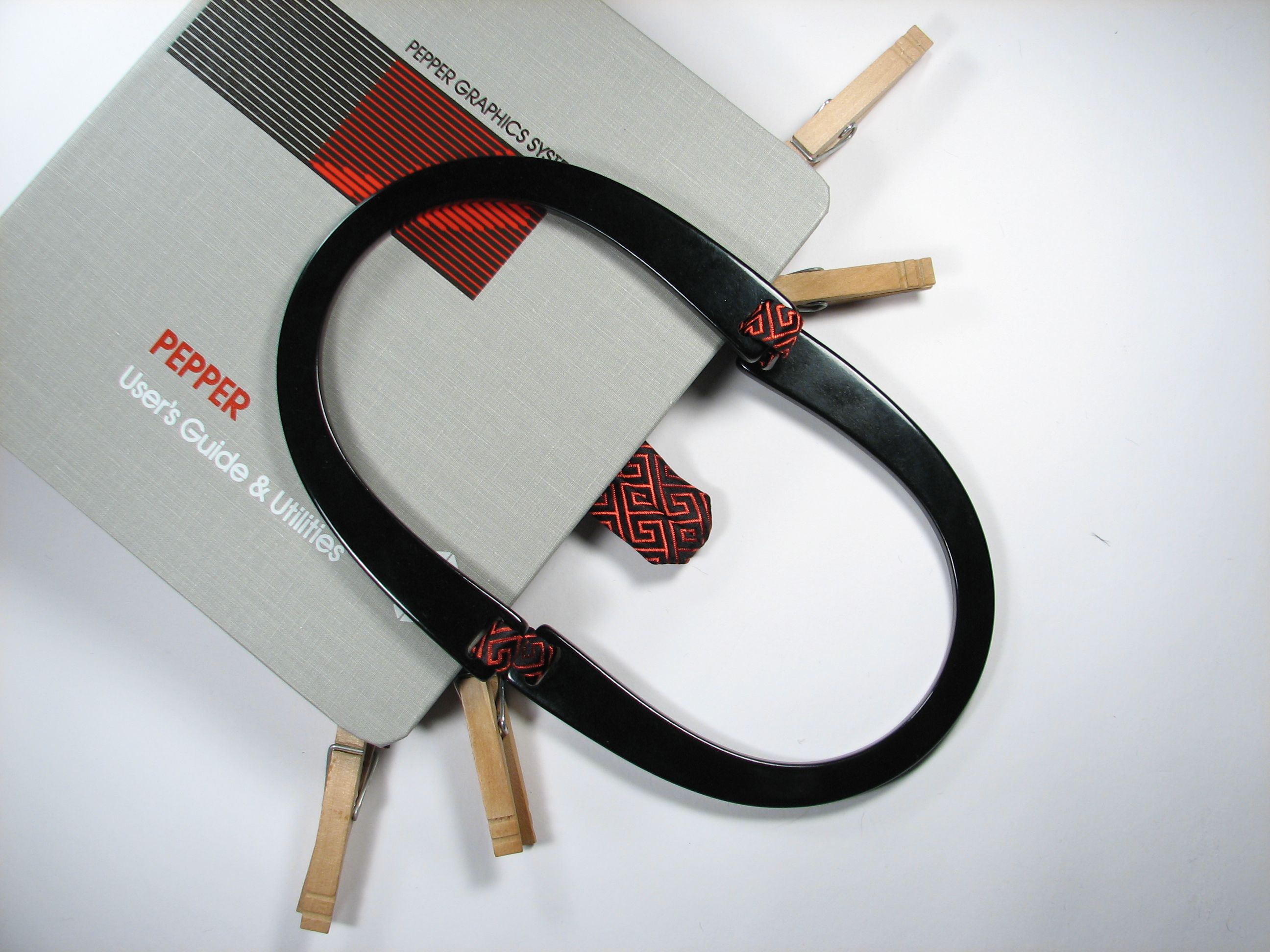 vintage software book handbag