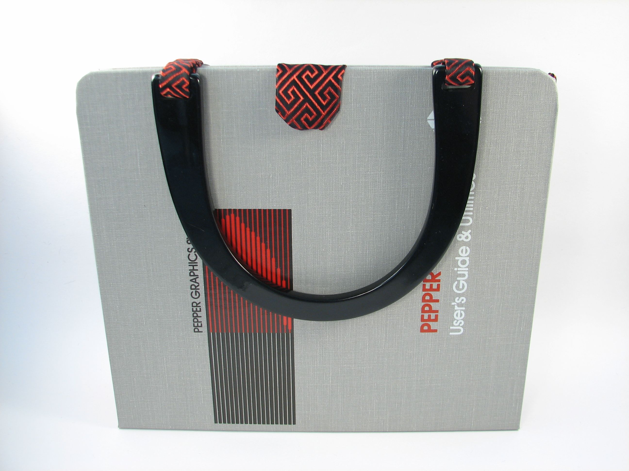 vintage software book handbag