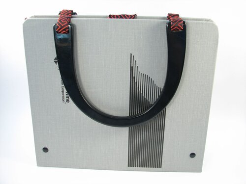 vintage software book handbag