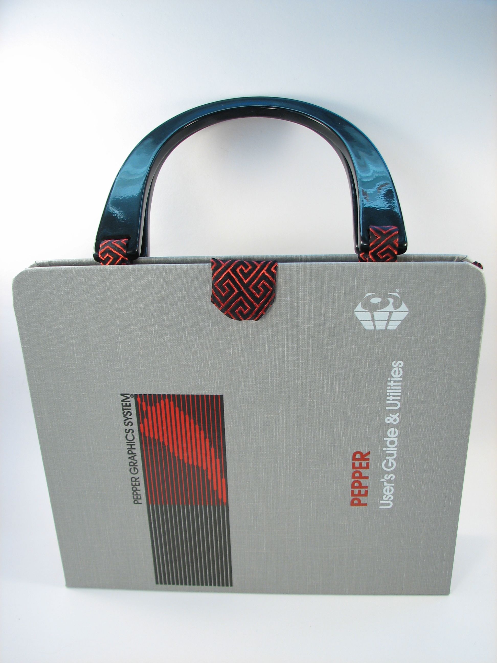 vintage software book handbag
