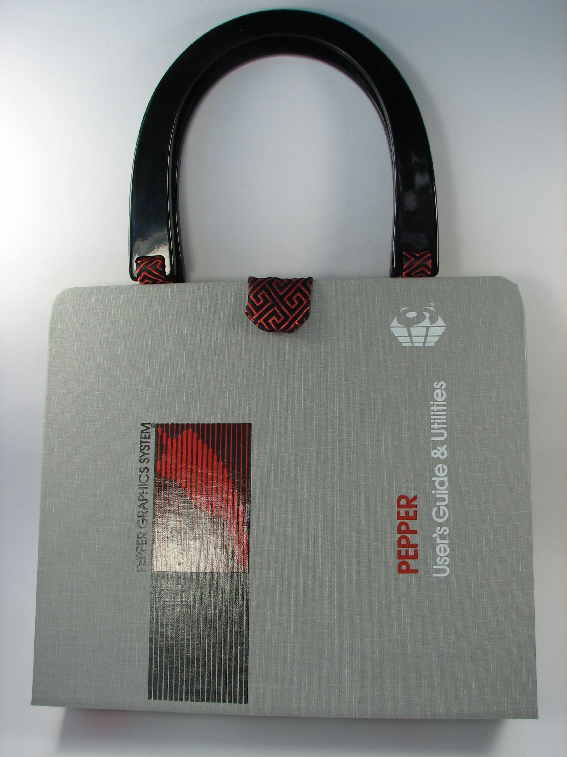 vintage software book handbag