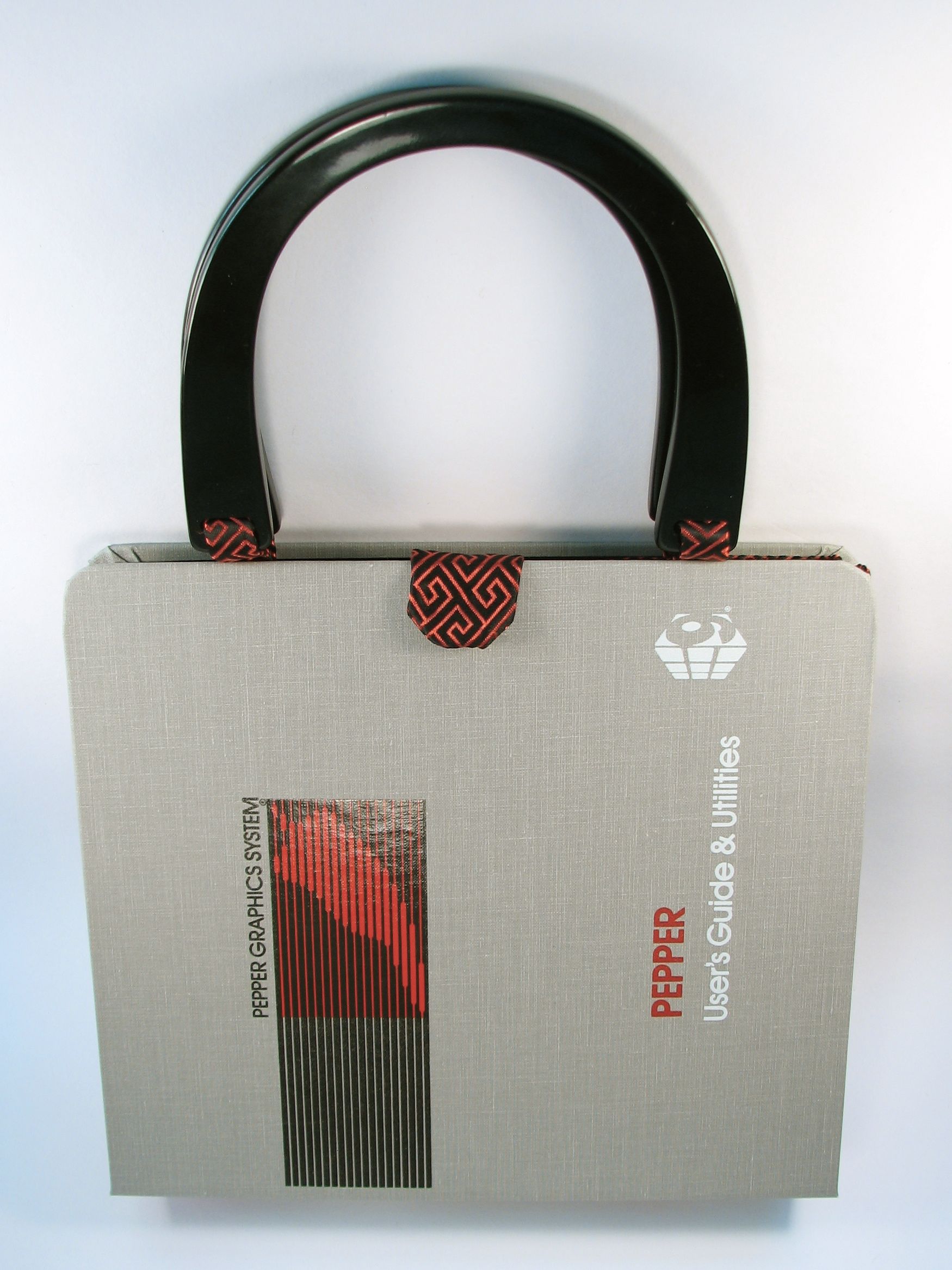 vintage software book handbag
