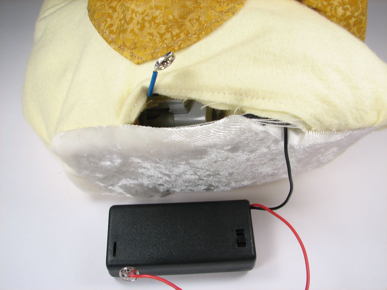 A velvet bristlebot racing snail