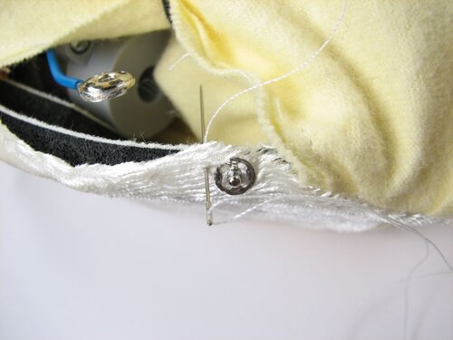 A velvet bristlebot racing snail