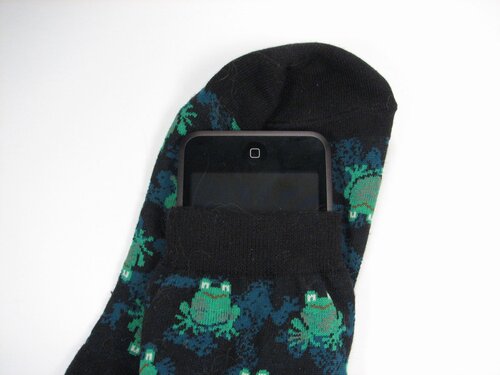 Non-standard iPod sock