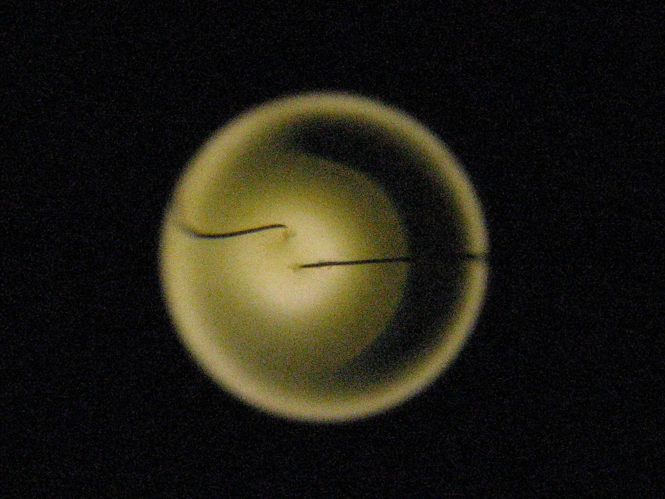 White LED, slightly off-axis