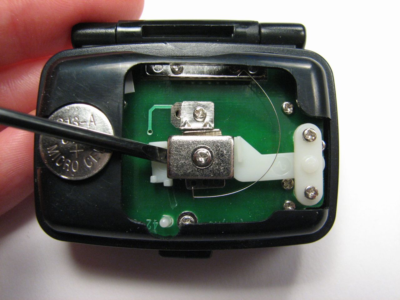 Pedometer take-apart