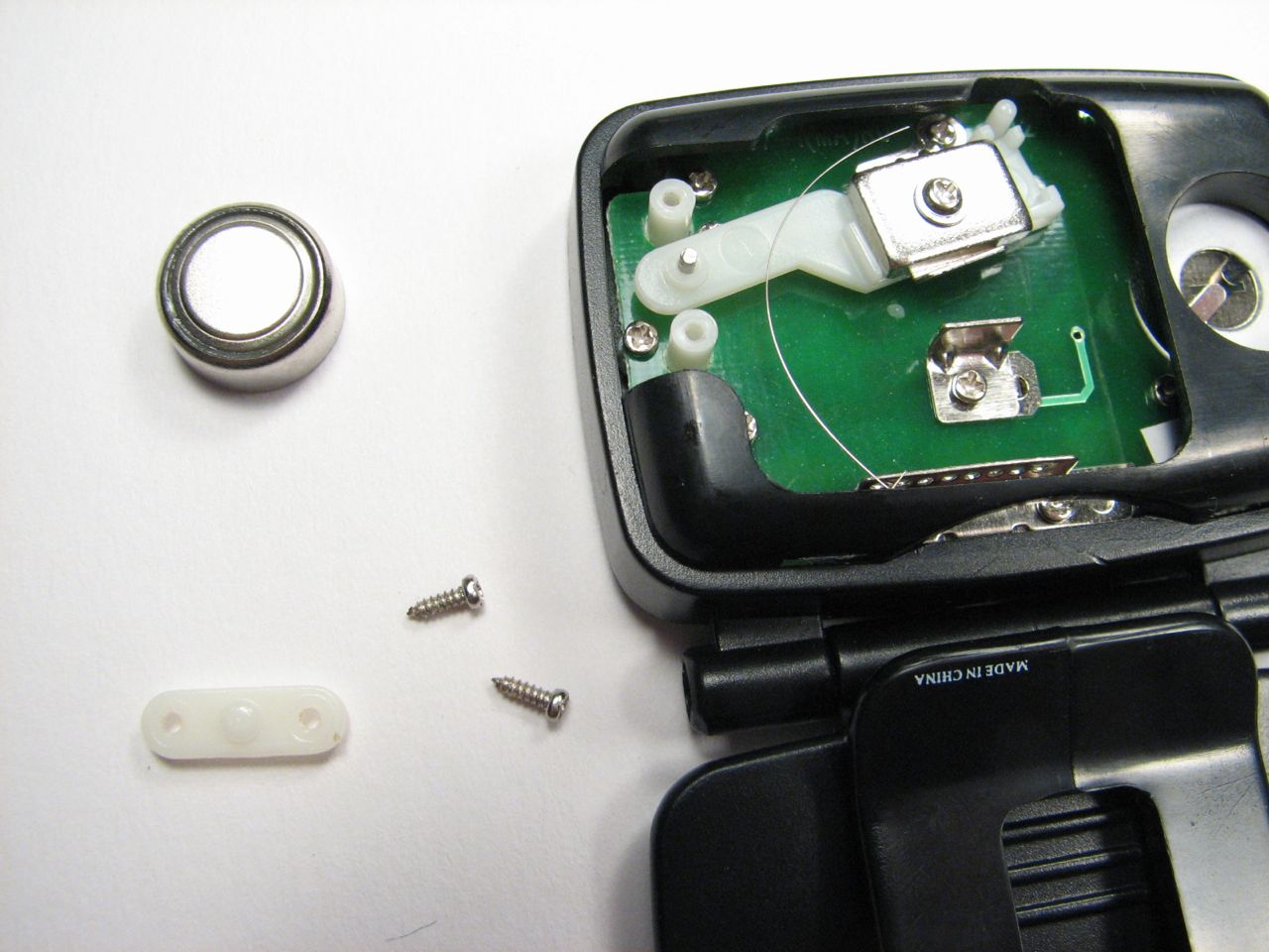 Pedometer take-apart