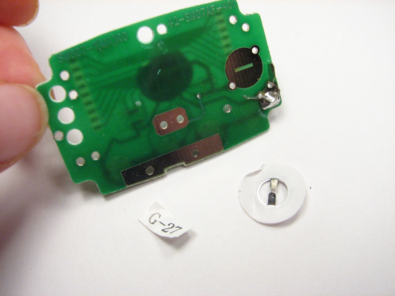 Pedometer take-apart