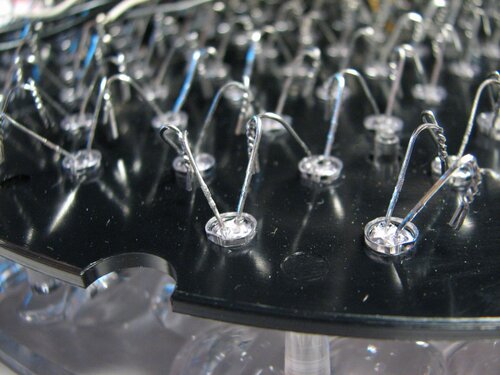 Twisted leads (close-up)