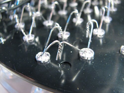 Twisted leads (close-up)