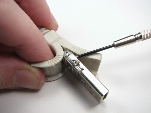 Removing locking tabs